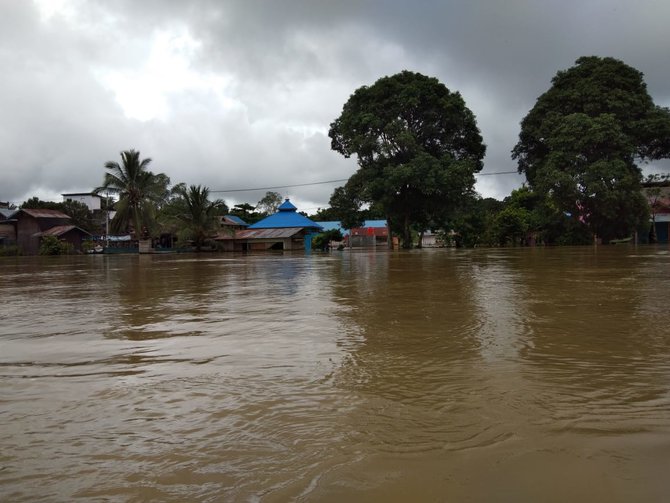 18 desa di kutai timur terendam banjir