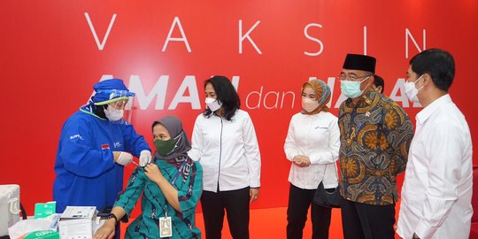 Kemen PPPA Gelar Vaksinasi bagi Pendamping Perempuan dan Anak Korban Kekerasan