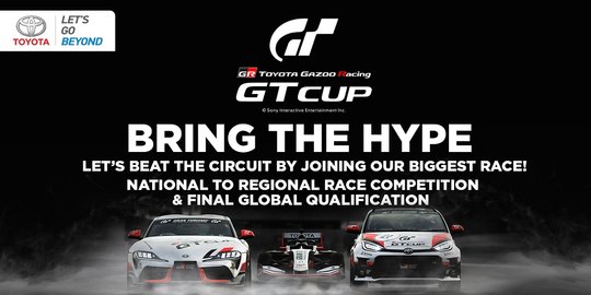Dirilis Kompetisi e-Sport TOYOTA GAZOO Racing GT Cup 2021, Pendaftaran Dibuka 1 Juni
