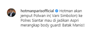 potret polwan cantik vani simbolon mau dijadikan aspri