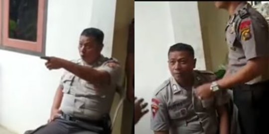 Anggota Polisi Berani-beraninya Marahi Perwira Brimob Merokok, Ini yang Terjadi