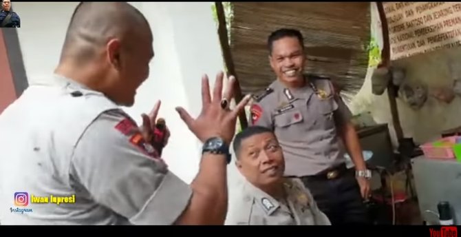 anggota polisi berani beraninya marahi perwira brimob merokok ini yang terjadi padanya