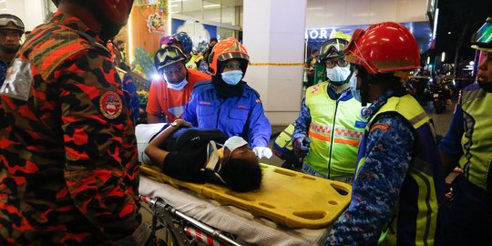 Kereta LRT Malaysia Tabrakan di Terowongan, Ratusan Penumpang Terluka