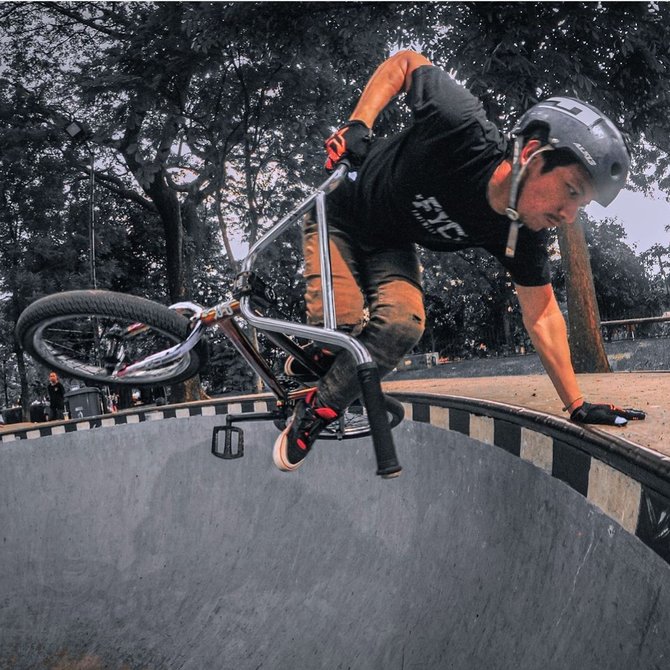 keren 4 potret rider bmx freestyle asal sumut yang maju ajang kejuaraan dunia