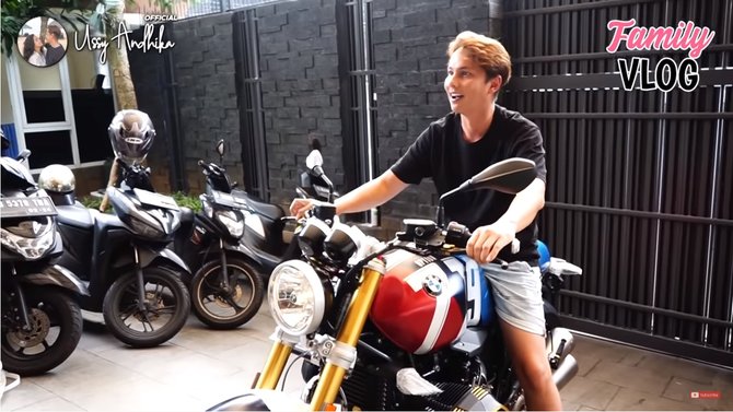 mimpi dari 7 tahun lalu ini potret motor baru andhika pratama pemberian sang istr