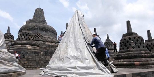 Momen Hari Raya Waisak 2021, Menag Ajak Umat Buddha Dukung Restorasi Borobudur