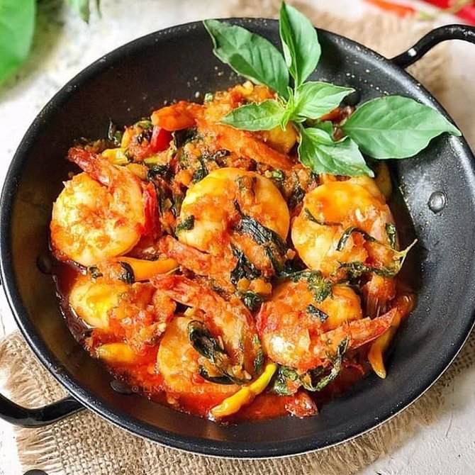 udang masak kemangi