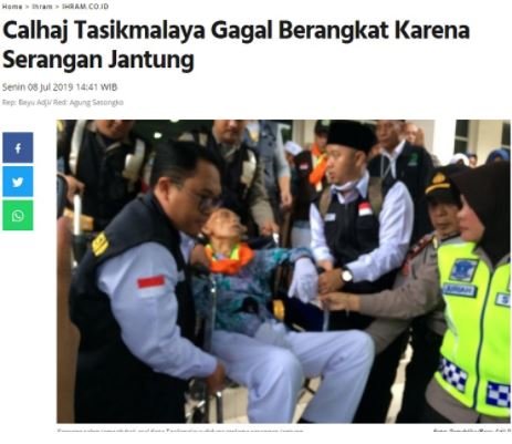 hoaks amien rais terkena serangan jantung