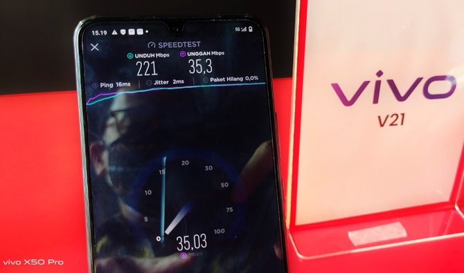 has arrived in Indonesia, the 5G network is ready to be supported by the latest Vivo gadget