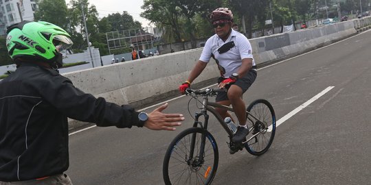 Uji Coba Kedua Road Bike Melintasi JLNT