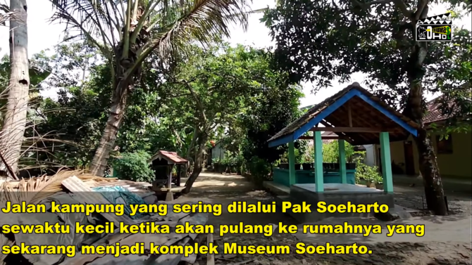 penampakan kampung kelahiran soeharto