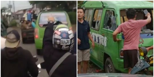Ugal-ugalan di Jalan, Ini Kronologi Angkot di Bandung Tabrak Pemotor hingga Tewas