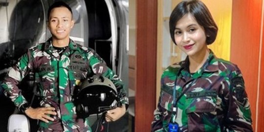 Potret Pasangan Kekasih 'Bergantian' Pendidikan TNI, Kompak Kenakan Seragam Loreng