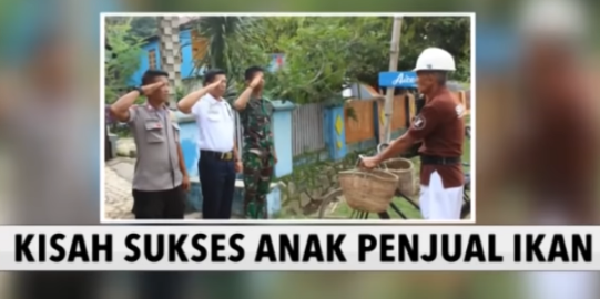 Kisah Penjual Ikan Besarkan Tiga Anak Hingga Sukses jadi TNI, Polri dan Sekuriti