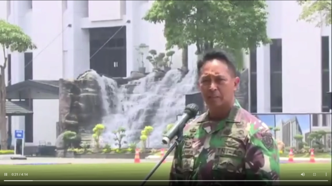 jenderal tni andika marah ada iuran di lembaga pendidikan