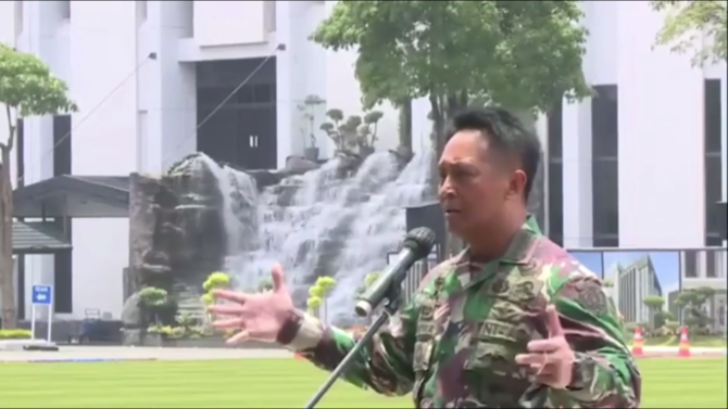 jenderal tni andika marah ada iuran di lembaga pendidikan