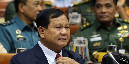 Raker di DPR, Menhan Prabowo Jelaskan Rencana Pembelian Alutsista TNI Rp1.750 T