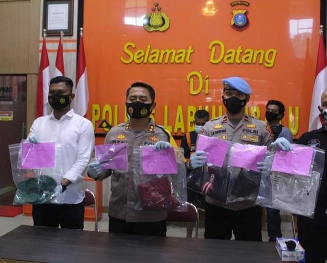 polisi ungkap motif pembunuhan berencana di labuhanbatu pelaku incar korban 6 bulan