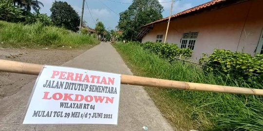 17 Warga Positif Covid-19, Satu Dusun di Karawang Dilockdown