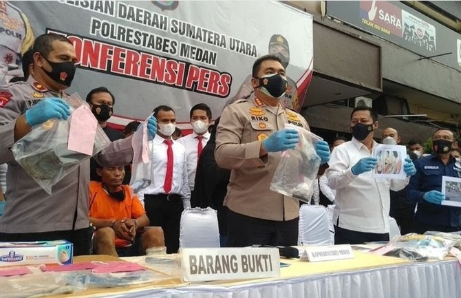 sempat viral begini nasib begal sadis di lampu merah medan