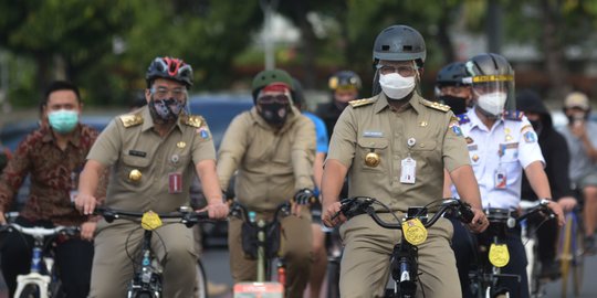 Hari Bersepeda Sedunia, Anies Gowes dari Cilandak ke Balai Kota