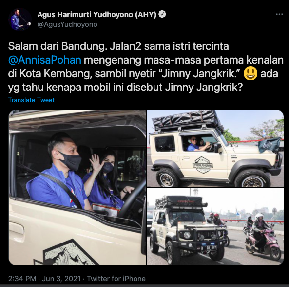 ahy nyetir jangkrik keliling bandung