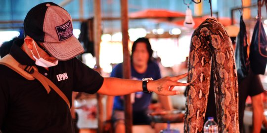 Suasana Ekstrem Pasar Daging Binatang Tak Lazim di Tomohon