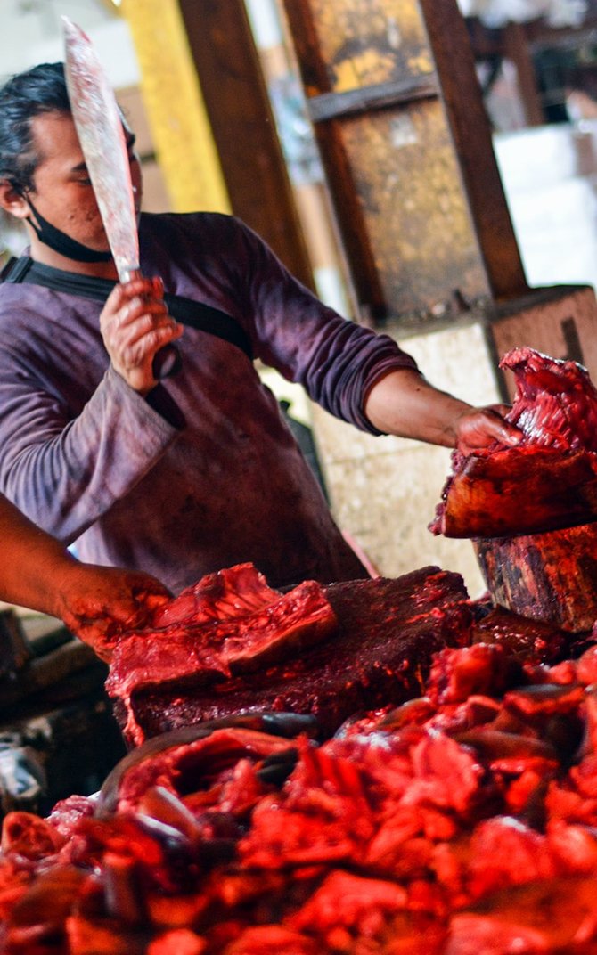 suasana ekstrim mengunjungi pasar daging binatang tak lazim di tomohon
