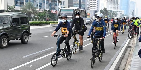 Menhub Budi Ingin Bersepeda Jadi Gaya Hidup Masyarakat