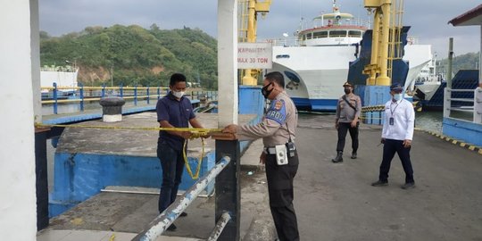 Dermaga Pelabuhan ASDP Lembar Lombok Rusak Ditabrak Kapal Feri