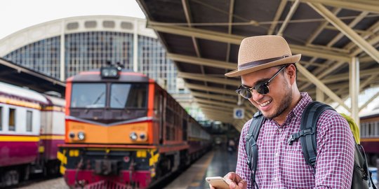 perjalanan kereta usai masa peniadaan mudik