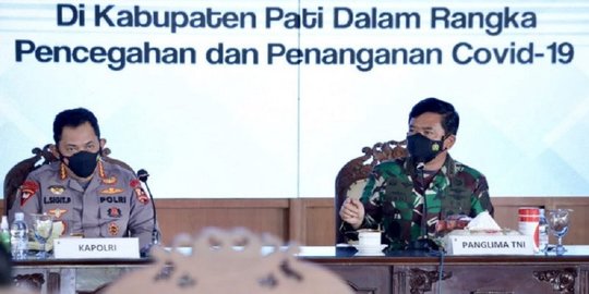 Pasukan TNI dan Polri akan Ditambah Bantu PPKM Mikro di Pati