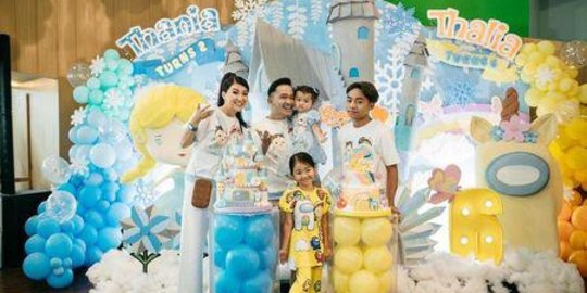 4 Momen Meriah Perayaan Ulang Tahun Thalia & Thania, Anak Ruben Onsu & Sarwendah