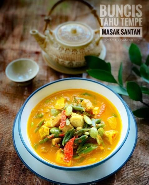 sayur buncis santan