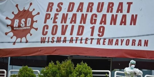 Pasien Covid-19 di RSD Wisma Atlet Kemayoran dan RSKI Pulau Galang Meningkat