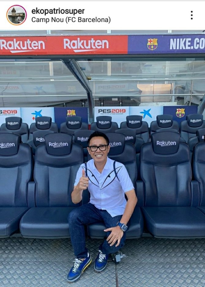 eko patrio boyong keluarga ke spanyolinstagram ekopatriosuper