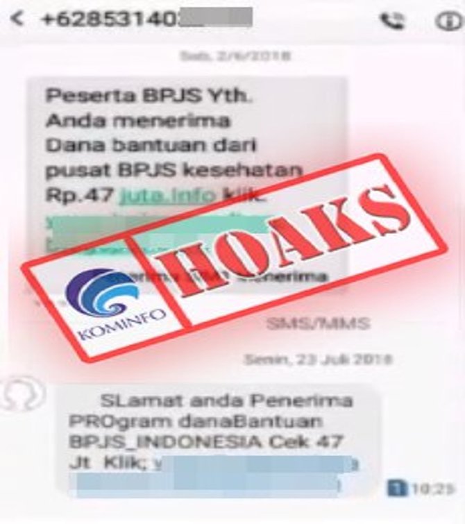 waspada penipuan terkait penerimaan bantuan rp47 juta catut bpjs kesehatan