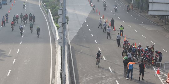 Jika Hasil Uji Coba Positif, Jalur Road Bike di Jakarta Bakal Ditambah