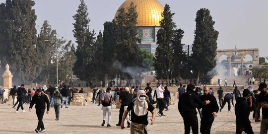 CEK FAKTA: Hoaks Foto Kondisi Masjid Al Aqsa yang Dihancurkan