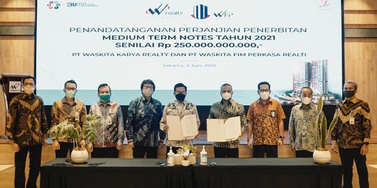 Ekspansi Bisnis, Waskita Karya Realty Terbitkan MTN Senilai Rp250 Miliar