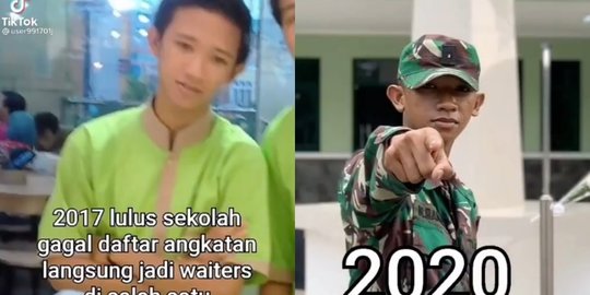 Pernah jadi Pelayan hingga Penjual Sosis, Pria Ini Buktikan Bisa Lolos Seleksi TNI