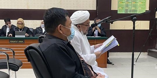 Rizieq Sebut JPU Jadikan Pelanggaran Prokes Lebih Jahat Daripada Korupsi