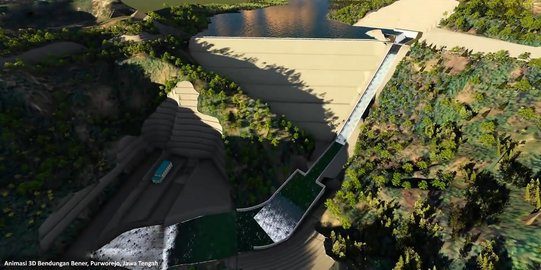 Brantas Abipraya Garap Bendungan Tertinggi di Indonesia