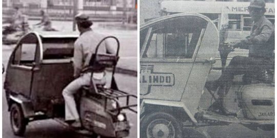 Mengenal Helicak, Becak Mirip Helikopter yang Pernah Eksis di Jakarta Tahun 70an