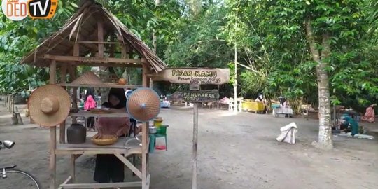 Berada di Tengah Hutan Bambu, Ini Keunikan Pasar Tradisional Kawan Lama Deli Serdang