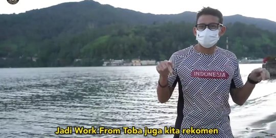 Rekomendasikan Work From Toba, Ini Upaya Sandiaga Uno Kembangkan Wisata di Danau Toba