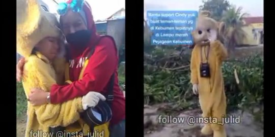 Menyayat Hati, Siswi SMP Ini Rela Jadi Badut buat Bantu Ibu, Sering Dicemooh Teman - Vimarsana News