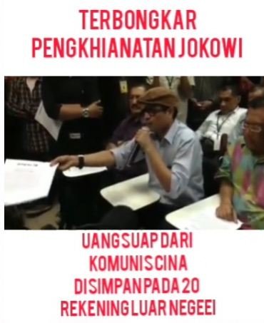 hoaks jokowi punya rekening di luar negeri