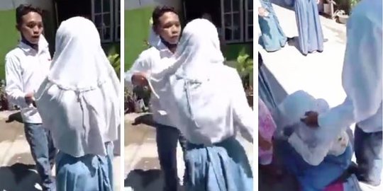 Viral Perkelahian Pelajar Pria dan Siswi SMA, Hijabnya Ditarik Sampai Lepas