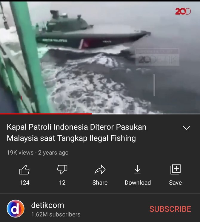 hoaks kapal indonesia dikejar kapal malaysia